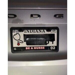 2PCS Premium Matte Black License Plate Frames, Solid Rust-Proof Aluminum Holder